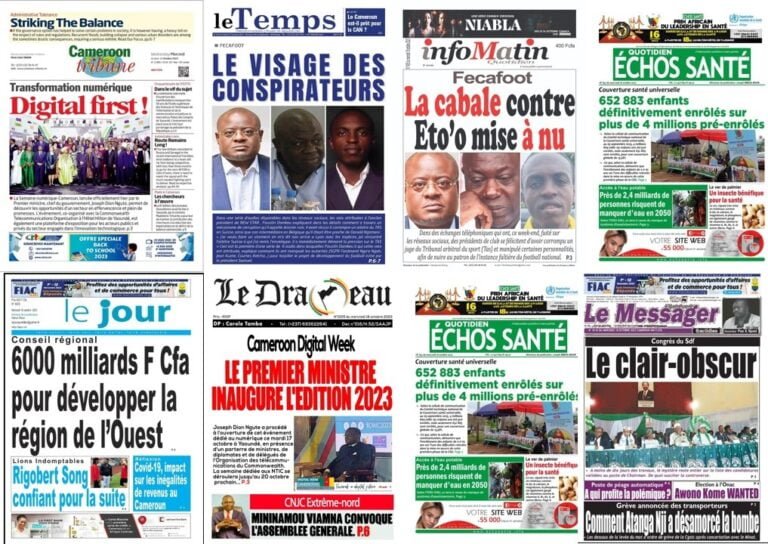 lES Unes en kiosques