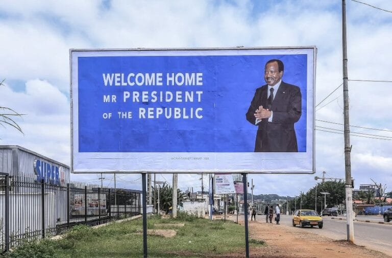 affiche Paul Biya
