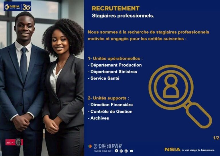 Nsia Assurance recrute